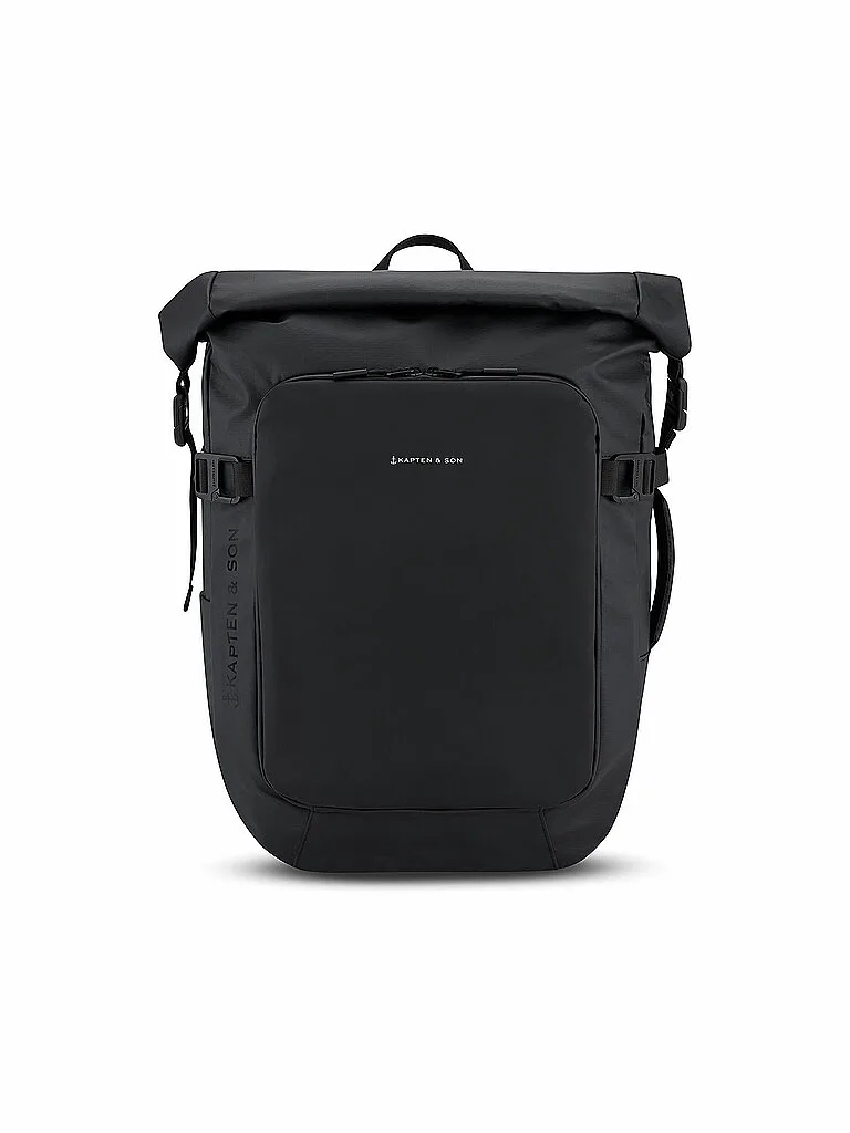 Rucksack LISBON, erweiterbar schwarz Damen - Kapten & son - FashionsVida