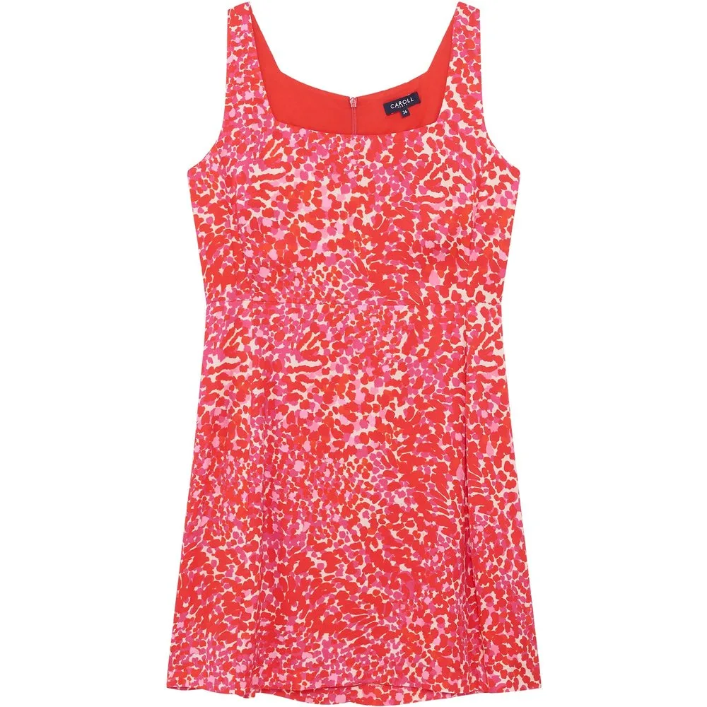 Vestido corto con estampado fantaía - Caroll - FashionsVida