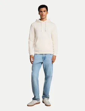 Basic Hoodie Weiß M - Tom Tailor Denim - FashionsVida