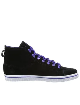 Honey Hook Womens Black Trainers Leather (Archived) - Size Uk 6.5 - Adidas - FashionsVida