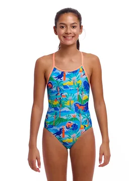 Diamond Back Swimsuit Duuude 10 Years Girls - Funkita - FashionsVida