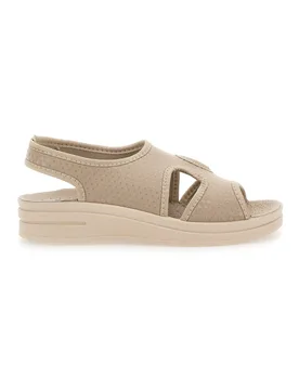 Sandali Beige con Tomaia in Vera Pelle 721 38 - BIO UP - FashionsVida