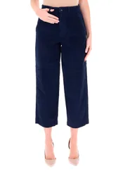 Pantalone in velluto 19.70 BLU SCURO 40