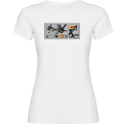 Maglietta A Maniche Corte Comic White