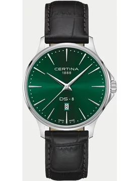 Reloj de hombre DS-8 C0454101609100 de piel marrón - Certina - FashionsVida
