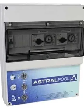 Type D + Type D Control Box Overload Protection For 2 Pumps And Control For 2 Underwater Light White / Black One Size unisex - Astralpool - FashionsVida