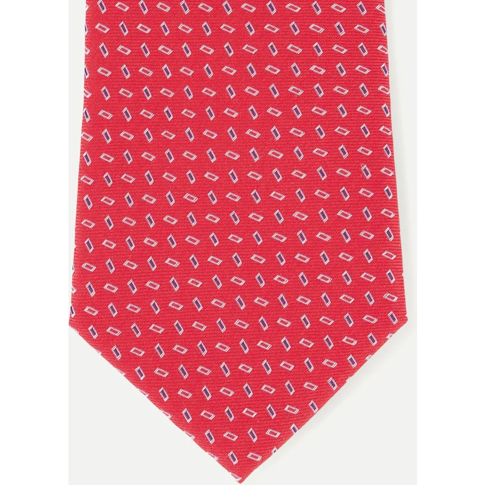 Corbata de seda con motivos geométricos - Dustin - FashionsVida