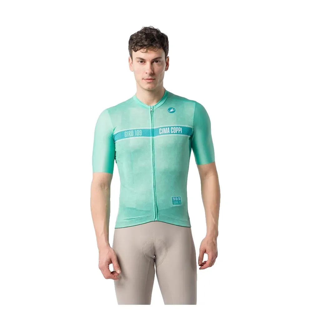 Maillot à Manches Courtes #giro109 Cima Coppi - Castelli - FashionsVida