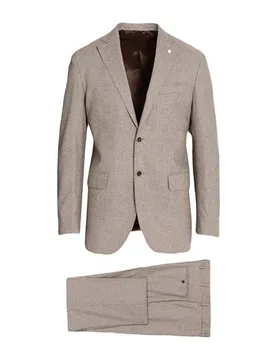 Anzug Herren Maulwurfsgrau 48 Herren - LUIGI BIANCHI Mantova - FashionsVida