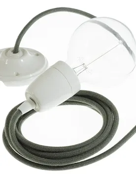 Cables Suspension Luminaire Rc63 Diy 2 M Greyish Green / White One Size - Creative - FashionsVida