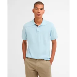 Polo de hombre liso y manga corta