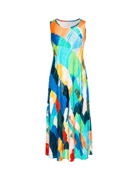 Sommerkleid „Kora“ mehrfarbig XXL Damen - wedolina - FashionsVida