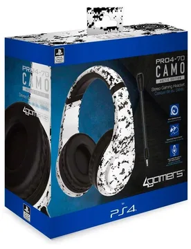 Casque Gaming Pro4-70 Black / White One Size unisex - 4Gamers - FashionsVida
