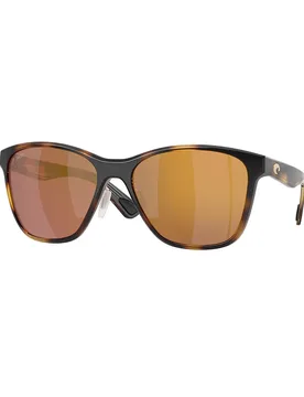 Luna Nueva Polarized Sunglasses Tortoise Gold Mirror 580P/CAT3 Women - Costa - FashionsVida