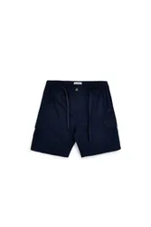 Pantaloncini corti blu con tasche cargo NBY007 M