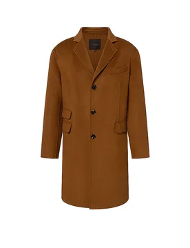 Cappotto di lana CESARINO marrone chiaro 48 - Windsor - FashionsVida
