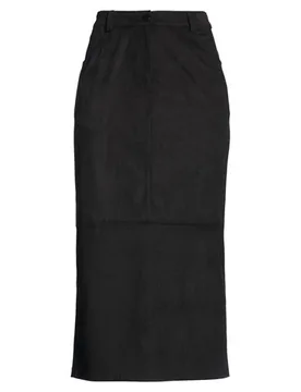 Midi-Rock Damen Schwarz 34,36,40 Damen - PUROTATTO - FashionsVida