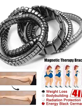 Fashion Weight Loss Black Stone Bracelet Beads Burning Fat Magnetic Therapy Slimming Bracelet Body Shaping for Men Women - Aliexpress - FashionsVida