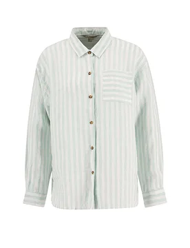 Blouse en lin ANNIE bleu clair 34 - Barbour - FashionsVida