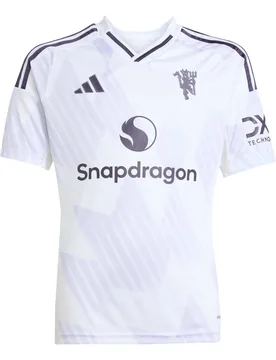 Manchester United Auswärts Trikot Kind 2025/26 - Blanc - unisex - Size: 15/16 ans - Adidas - FashionsVida
