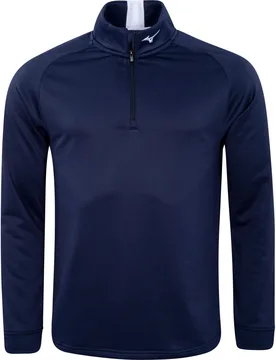 Layer Crested 1/4 Zip, navy l - Mizuno - FashionsVida