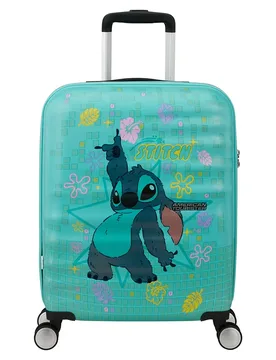 Valise à Roulettes Wavebreaker Disney-36l Stitch Flower One Size unisex - American Tourister - FashionsVida