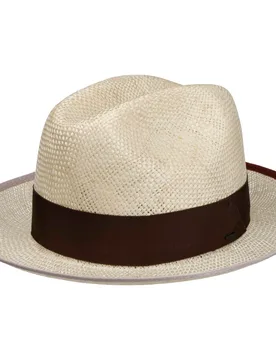 Hesmond Sisal Straw Hat by - nature-brown - Female - Size: L (58-59 cm) - Bailey 1922 - FashionsVida