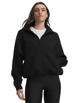 Sweat à Demi-zip Unstoppable Fleece Black / Ultimate Black L - Under armour - FashionsVida