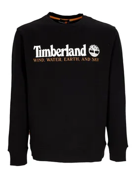Felpa Girocollo Uomo Wwes Crew Neck Bb Black - Timberland - FashionsVida