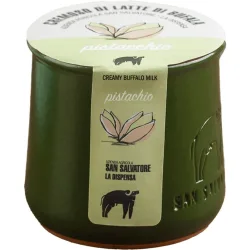 Cremoso de búfala y pistacho