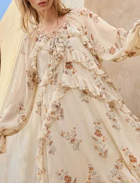 Vestido casual suelto de lino con cuello en V sin mangas y línea A con decoración de perlas, vestido corto elegante, adecuado para la playa, vacacio - Shein - FashionsVida