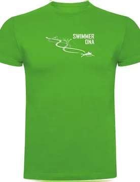 Swimming Dna Short Sleeve T-shirt Green M Men - Kruskis - FashionsVida