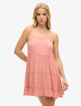 Superdry Damen Strand-minikleid Pink - Größe: 44 - 69.99 - FashionsVida