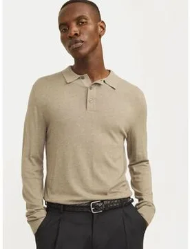Pullover 12259650 William Polo-Greige Melange Eu S Male - Jack & jones - FashionsVida