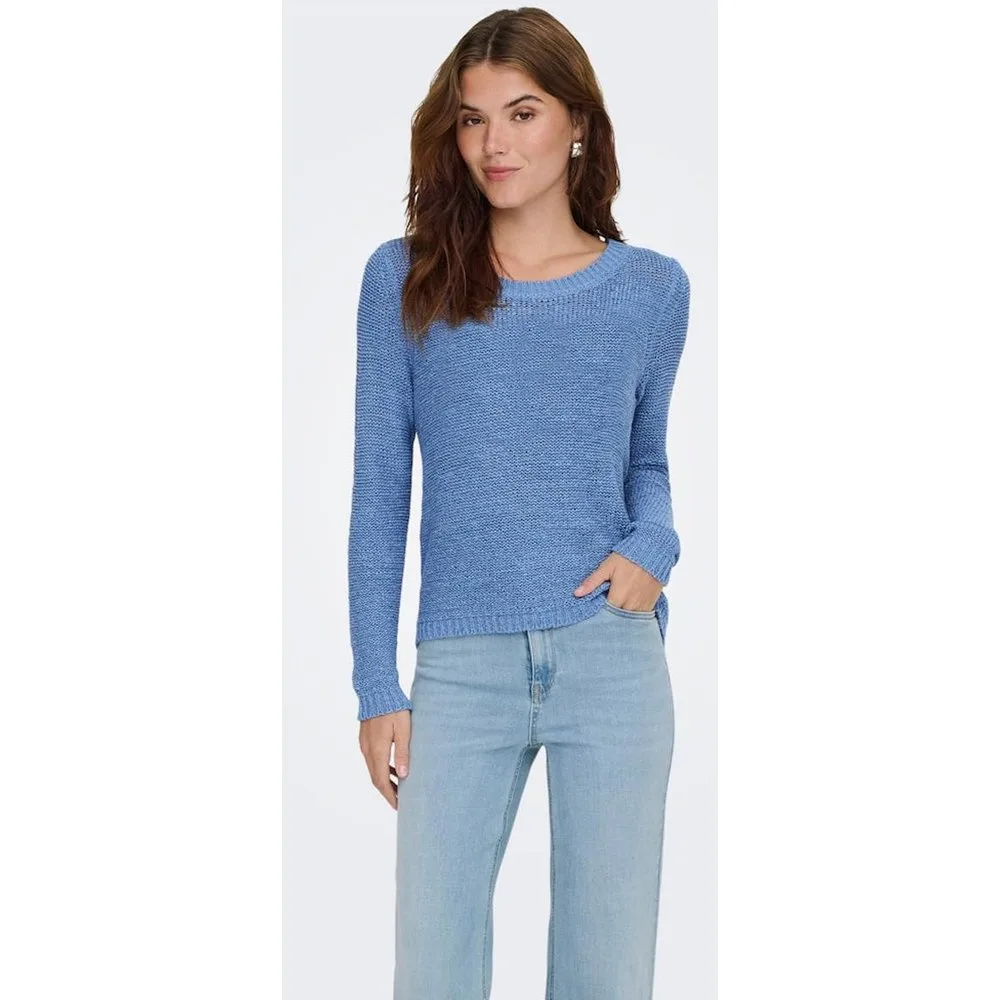 Jersey de mujer de manga larga y cuello redondo - Only - FashionsVida