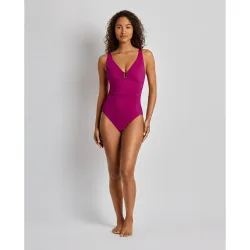 Bañador de mujer efecto control ligero