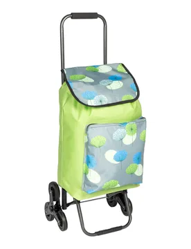 Einkaufs-Treppentrolley "Sommerbrise" gruen grau - wedolina - FashionsVida