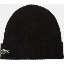 Gorro unisex de canalé de lana cepillada
