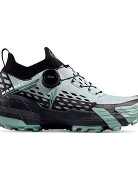 Aenergy Tr Boa Mid Gore-tex® Trail Running Shoes Dark Silver Sage / Black UK 5.5 Women - Mammut - FashionsVida