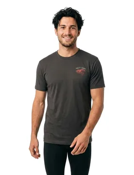 T-shirt à Manches Courtes Shelled Black M - Salty Crew - FashionsVida