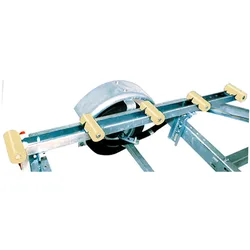 Trailer Roller Bunk Grey 1.52 m unisex