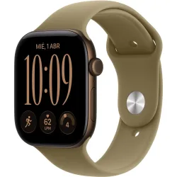 Watch Series 12 GPS + Cellular 46mm con Correa Deportiva Oliva (S-M)