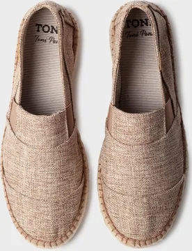Alpargatas de hombre de tejido con elásticos - Toni Pons - FashionsVida