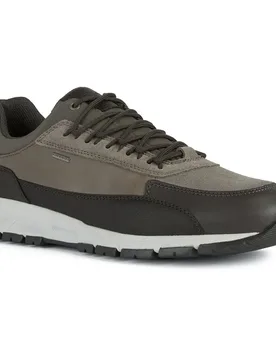 Baskets Delray Abx Dark Coffee / Dove Grey EU 43 - Geox - FashionsVida