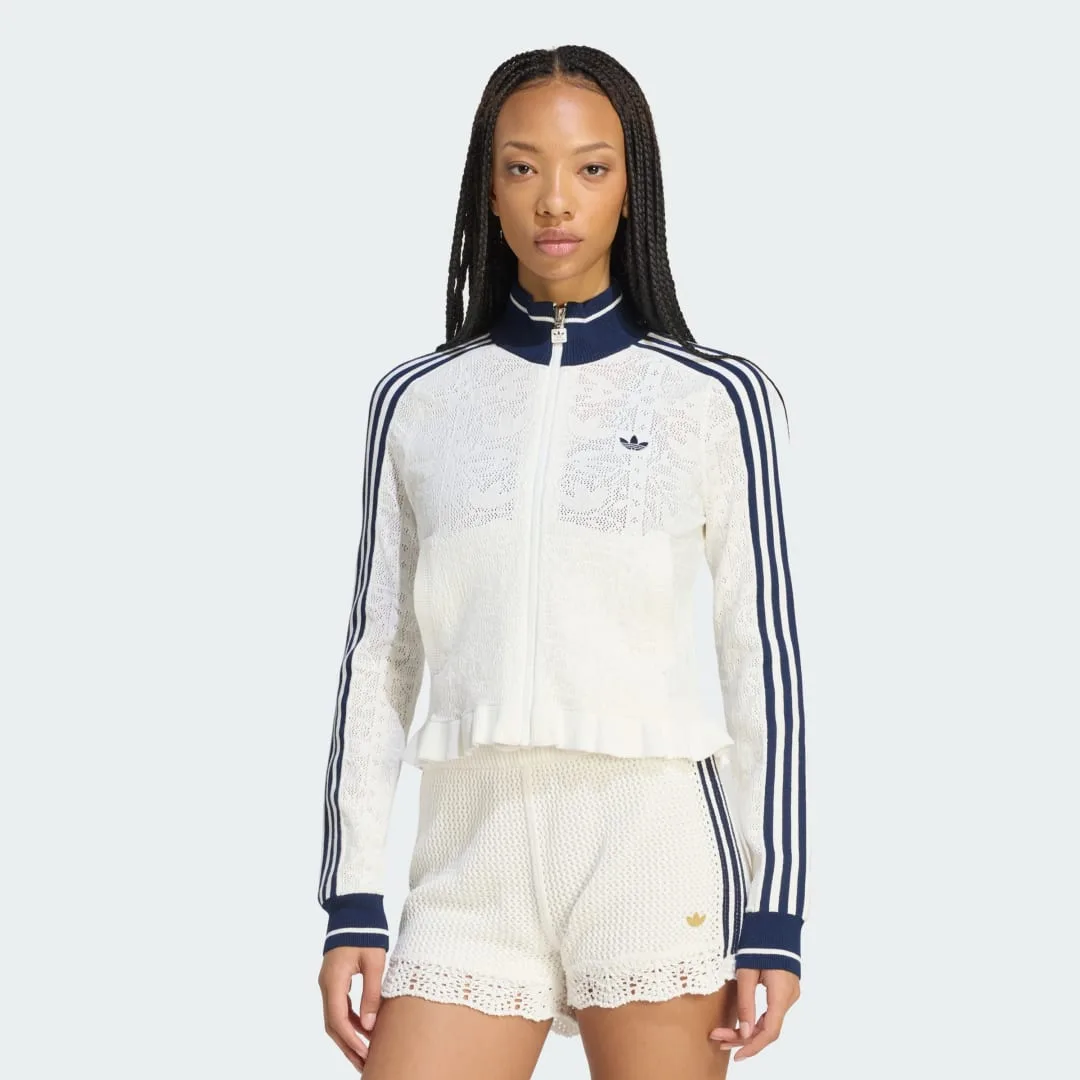 GIACCA DA ALLENAMENTO SPORTS DONNA L Off White / Night Indigo - Adidas - FashionsVida