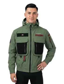 Bomber Jacket Light Green M Men - Taimen - FashionsVida