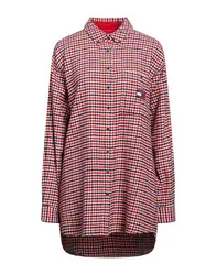 TOMMY JEANS Hemd Damen Rot L Damen