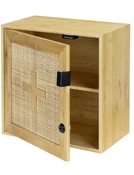 Medikamentenschrank Allegre aus Bambus & Rattan - WENKO - FashionsVida