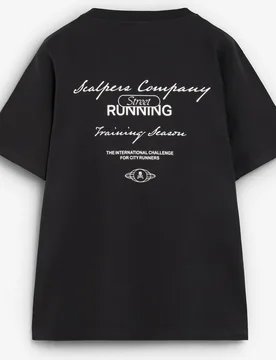 Camiseta de manga corta de hombre regular fit con estampado trasero - Scalpers - FashionsVida