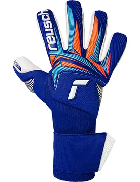 Gants De Gardien De But Attrakt Gold X Nc Gravity Sharp Blu / White / Shock Orange 8 unisex - Reusch - FashionsVida